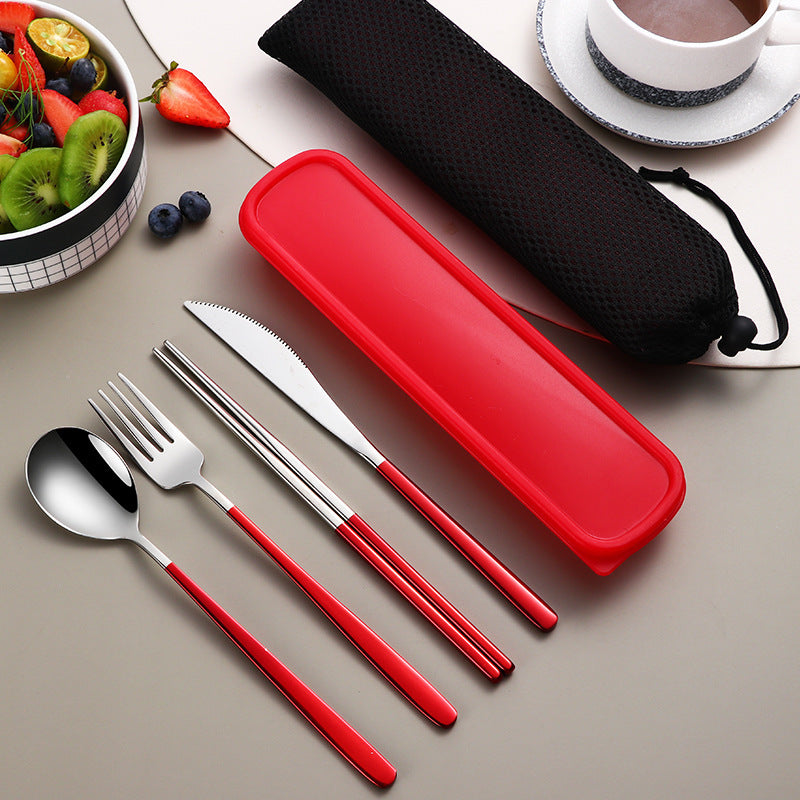 Portable Cutlery Sets With Case - Habistash
