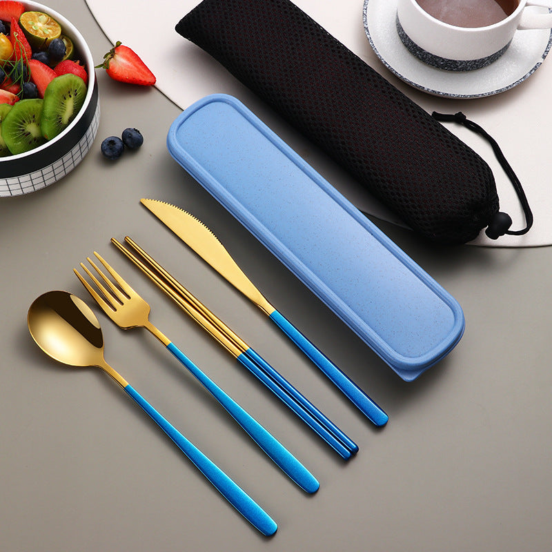 Portable Cutlery Sets With Case - Habistash