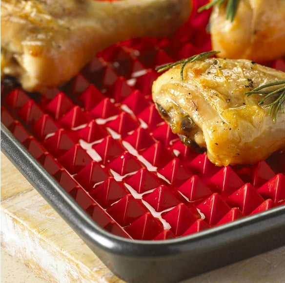 Non-Stick Silicone Heat-Resistant Pyramid Cooking Mat - Habistash