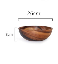 Natural Wooden Bowl - Habistash