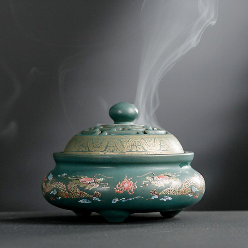 Ceramic Cloisonne Incense Burner - Habistash