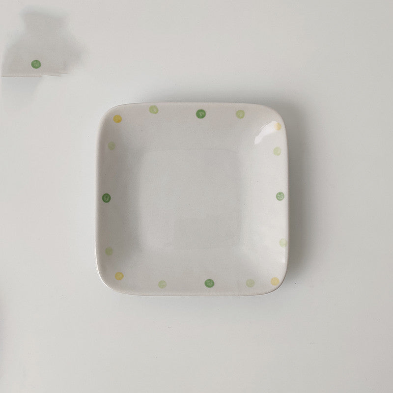 Dot Ceramic Plate Set - Habistash