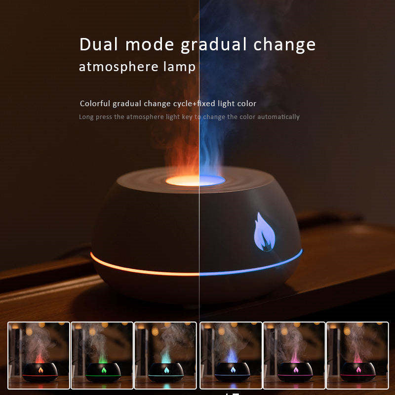 Flame Humidifier Aromatherapy Diffuser 130ML - Habistash