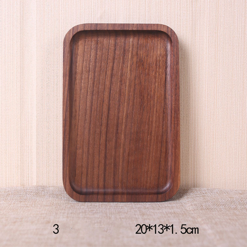 Japanese Style Wooden Dinner Plate - Habistash