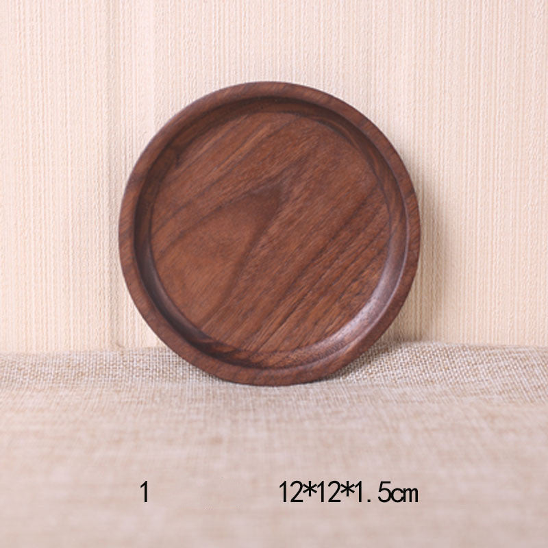Japanese Style Wooden Dinner Plate - Habistash