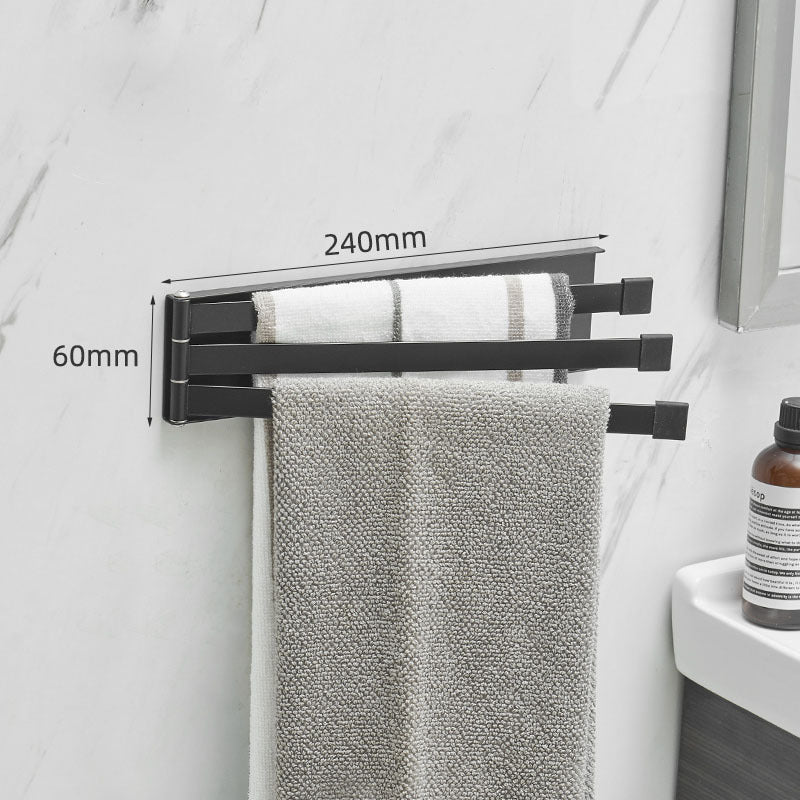 Nordic Bathroom Non-perforated Towel Rack - Habistash