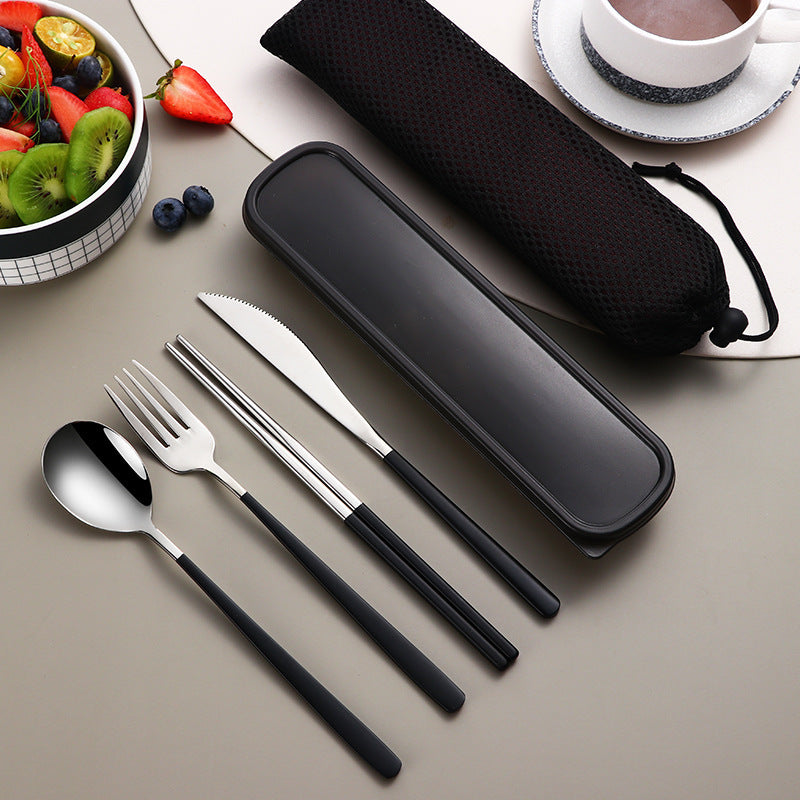 Portable Cutlery Sets With Case - Habistash