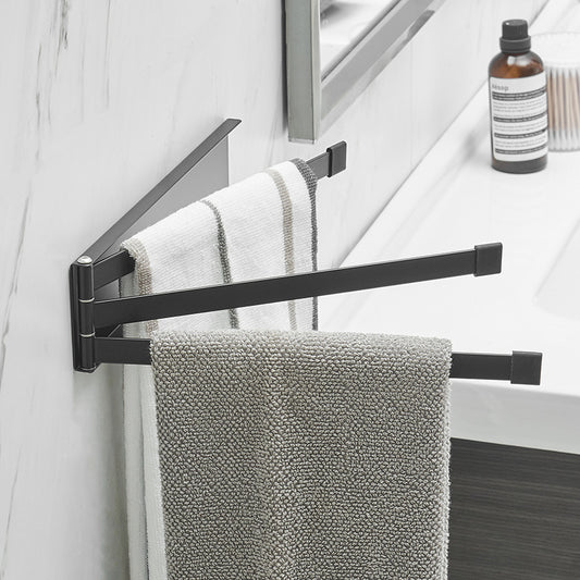 Nordic Bathroom Non-perforated Towel Rack - Habistash