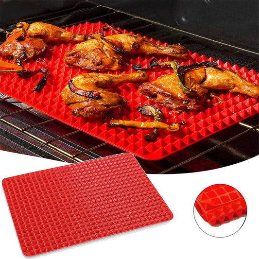Non-Stick Silicone Heat-Resistant Pyramid Cooking Mat - Habistash