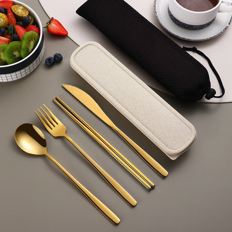 Portable Cutlery Sets With Case - Habistash