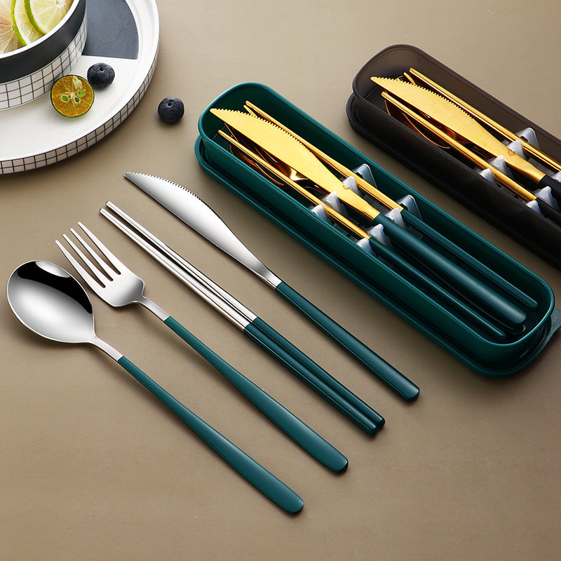 Portable Cutlery Sets With Case - Habistash