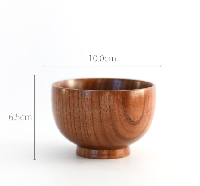 Round Wooden Bowl - Habistash