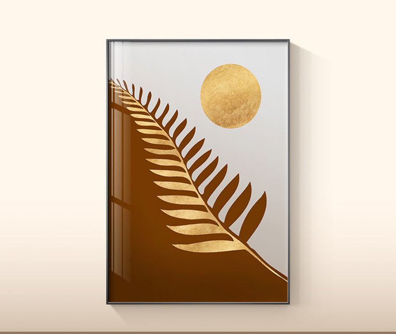 Plant Leaf Wall Art Canvas Painting - Habistash