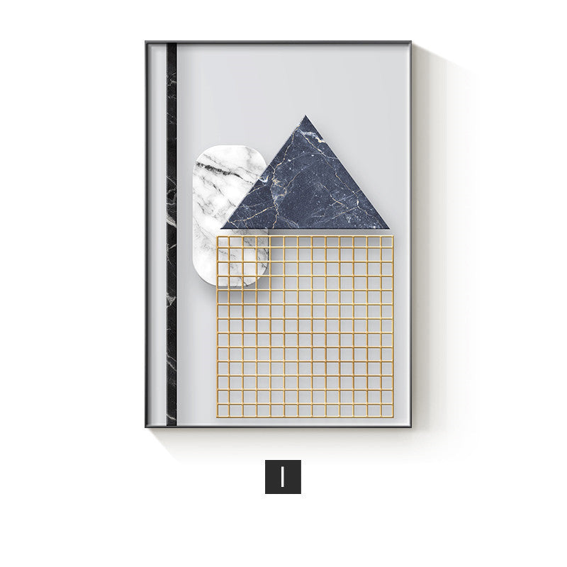 Abstract Geometric Canvas Painting - Habistash