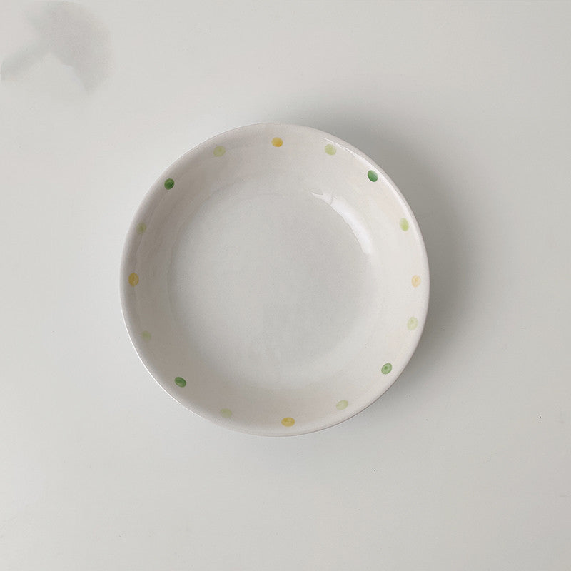 Dot Ceramic Plate Set - Habistash
