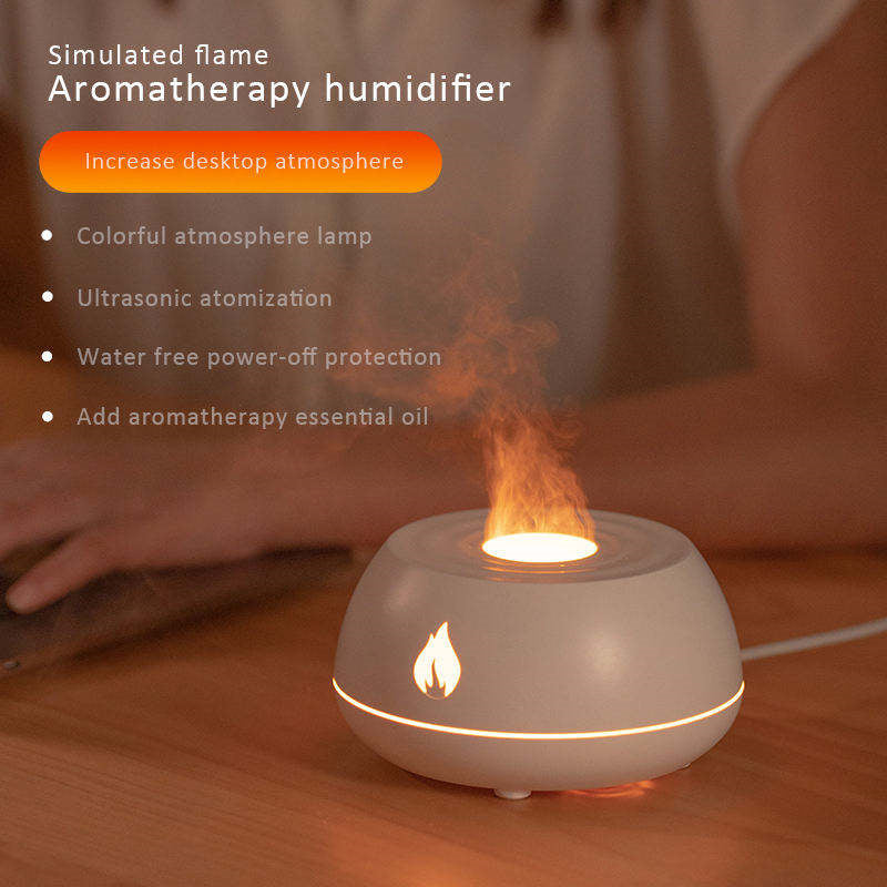 Flame Humidifier Aromatherapy Diffuser 130ML - Habistash