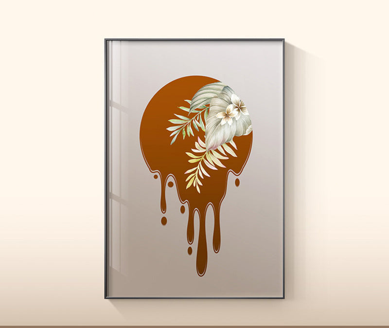 Plant Leaf Wall Art Canvas Painting - Habistash