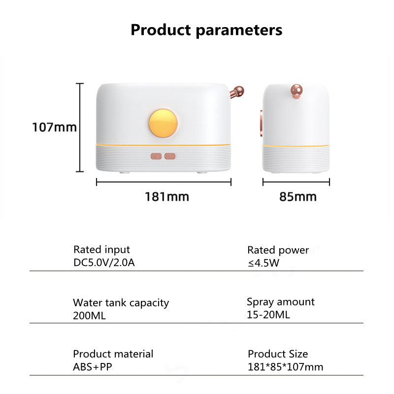 Flame Humidifier/ Fragrance Diffuser - Habistash