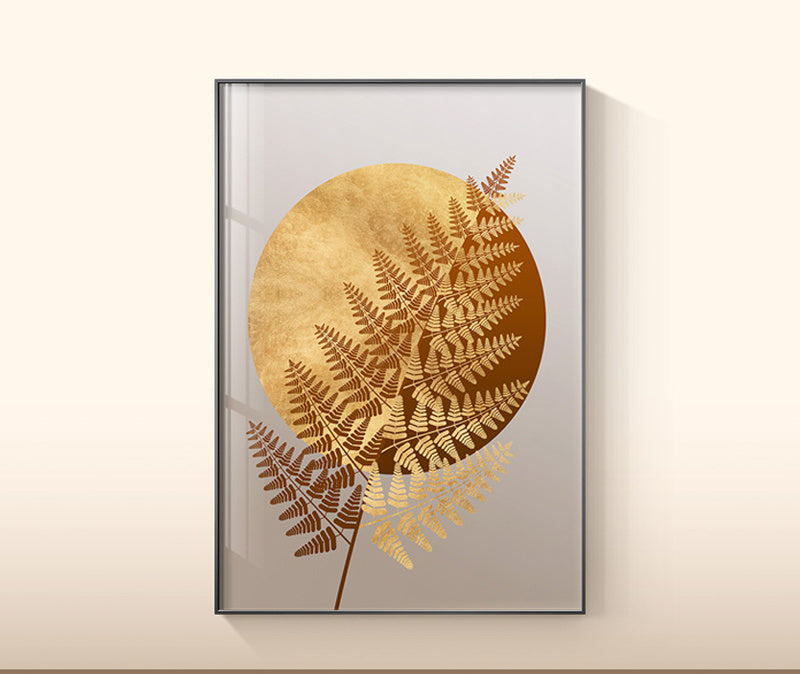 Plant Leaf Wall Art Canvas Painting - Habistash